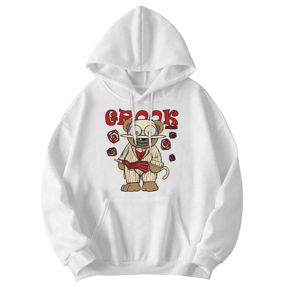 Sweatshirt To Match Dunk Low Strawberry Waffle - Swindler Bear Graphic