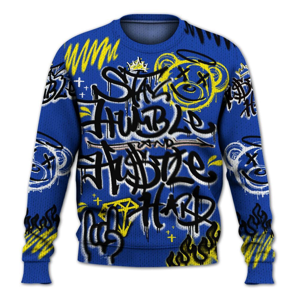 Knitted Sweater To Match Laney 14s - Humble Drip Streetwear Graffity