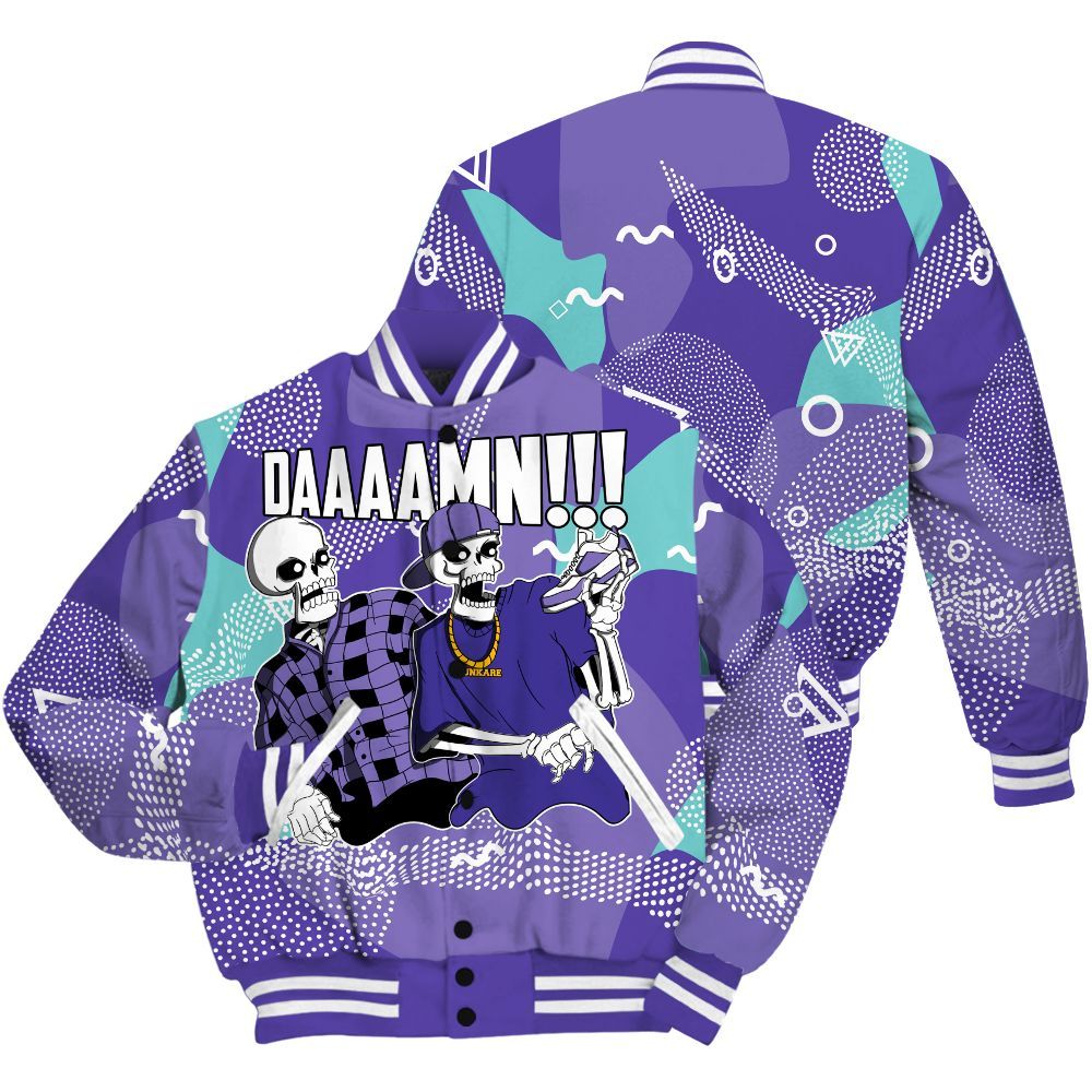Varsity Jacket To Match Low Hornets 1s - Graphic Meme Damnn All Over Print