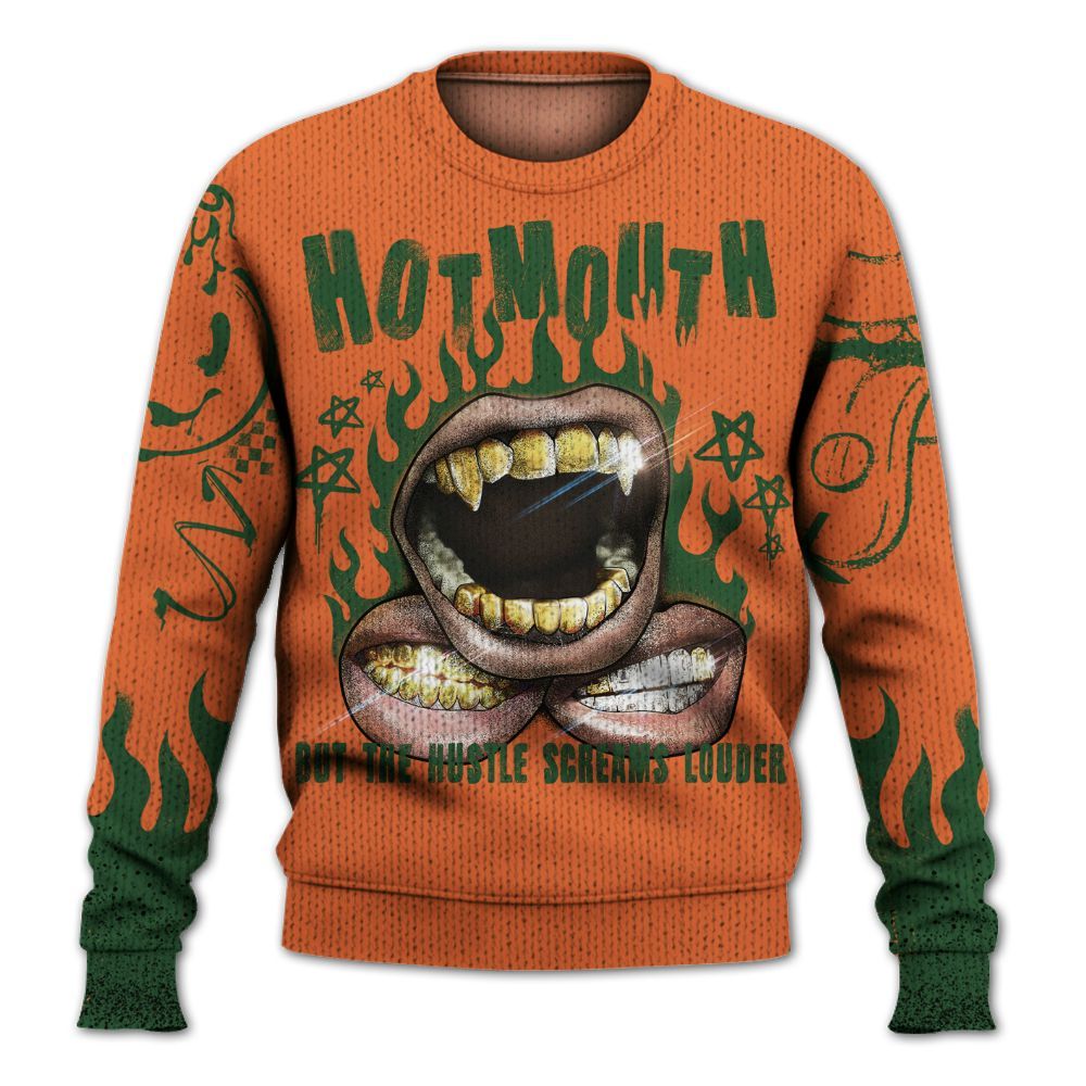 Knitted Sweater To Match Low Miami 5s - Mouth Burning Street Style