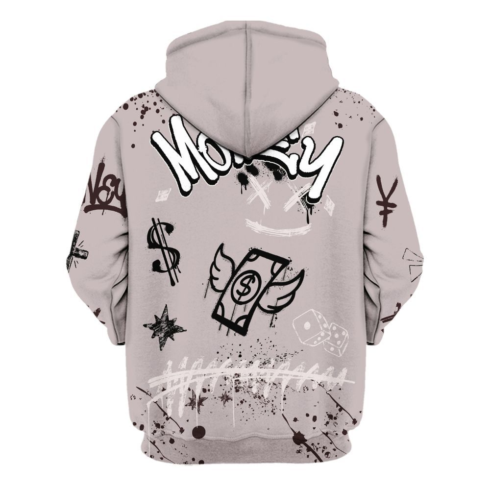 Hoodie To Match AMM Air Smokey Mauve 6s - Everybody Paid In Full Crayon All Over Print