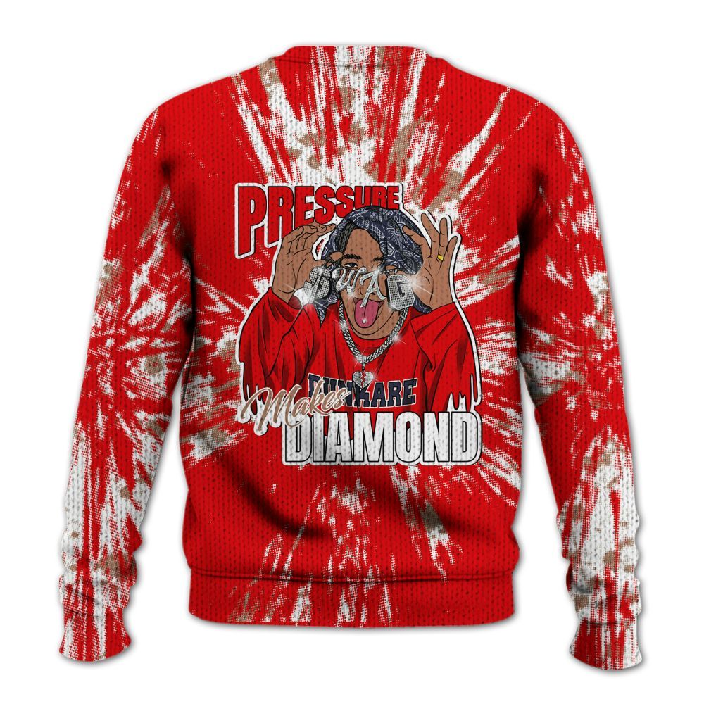 Knitted Sweater To Match Low OG Howard Bison 1s - Pressures Makes Knitted Sweater To Match Lux