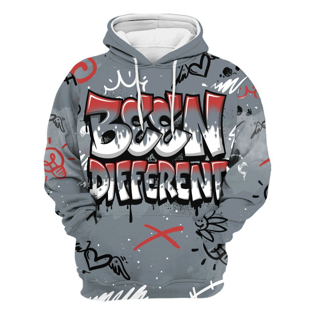 Hoodie To Match Wolf Grey 13s - Drip Been Di2ferent All Over Print
