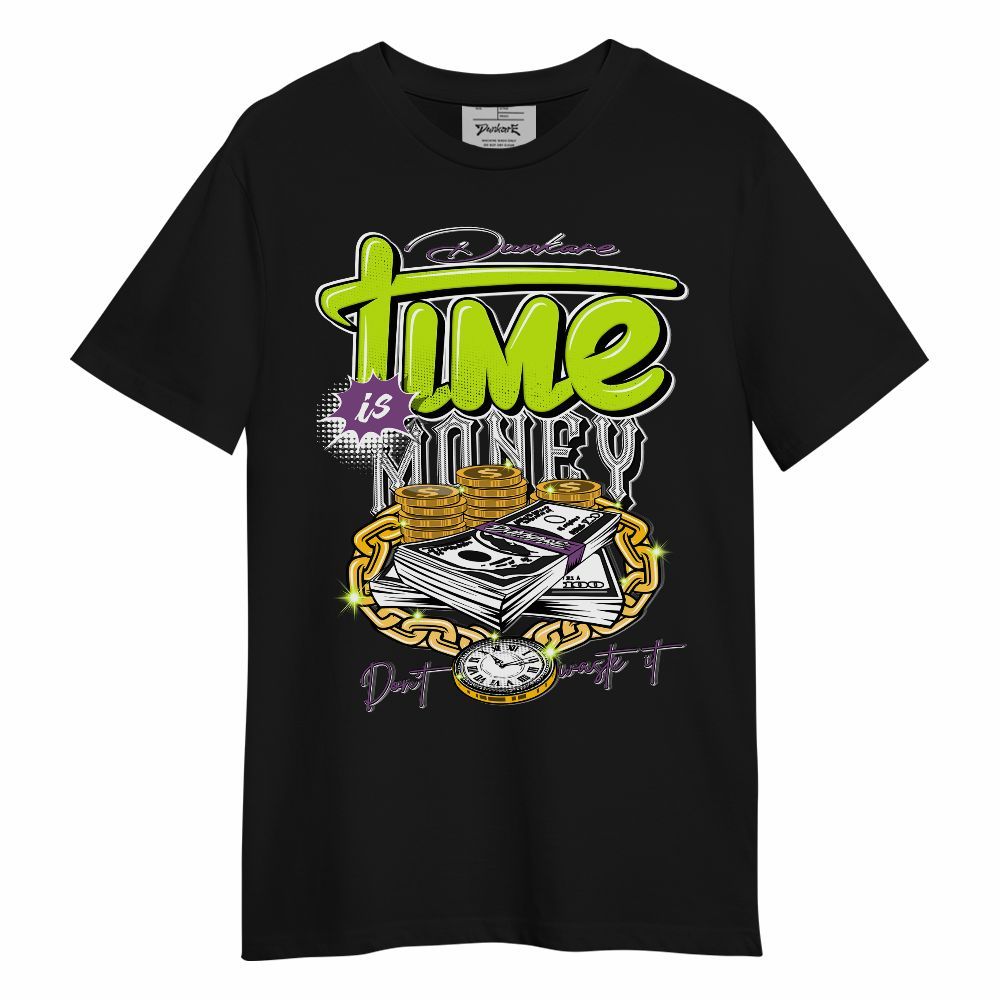 Shirt To Match GS Black Barely Volt 11s - Time Is Money Graphic