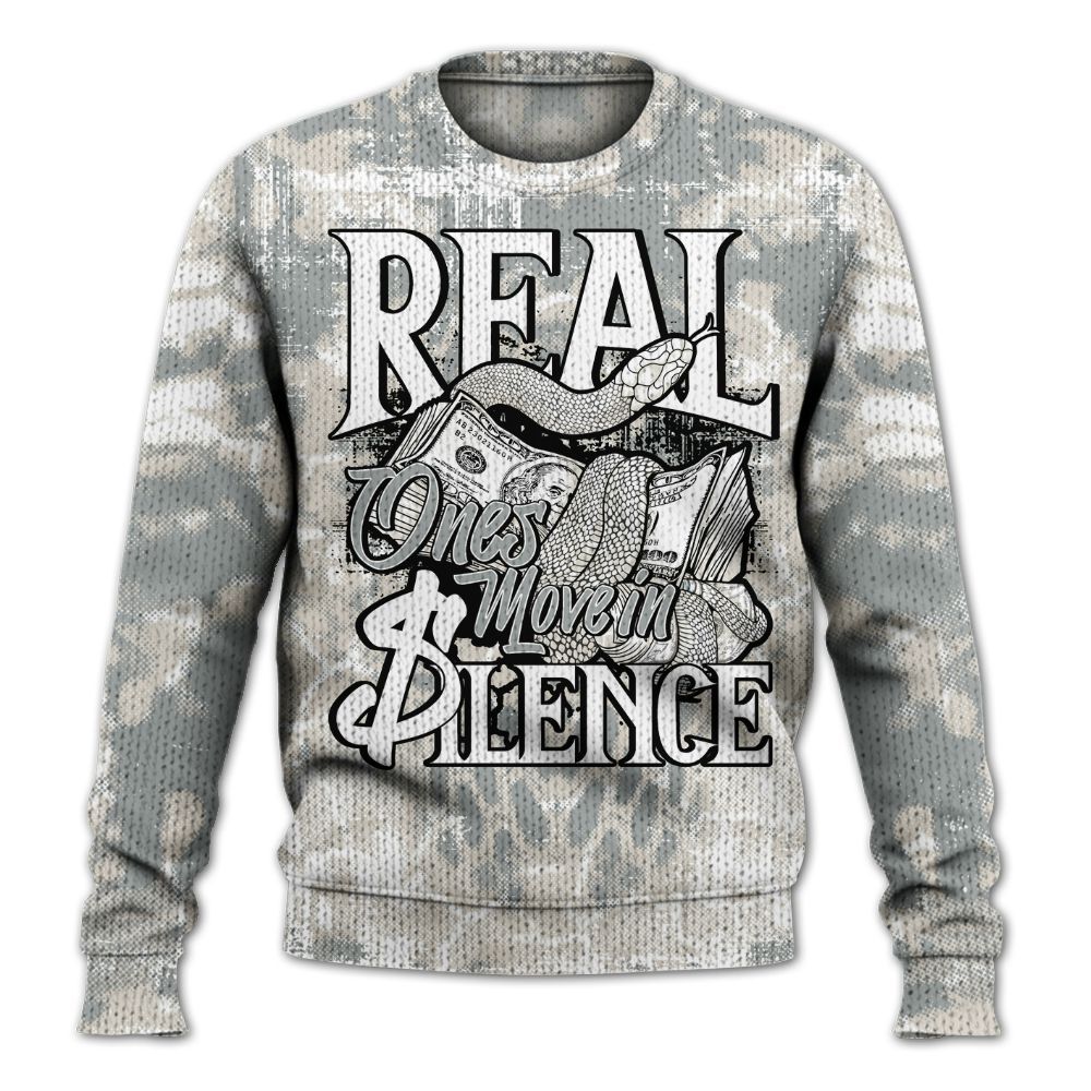 Sweater To Match Retro Pure Money 3s - Snake Move In Silence Graphic