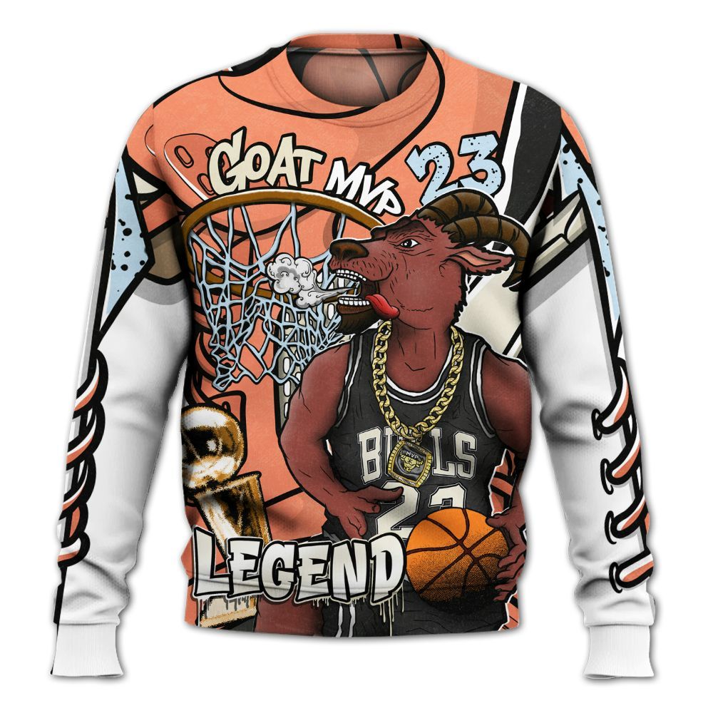 Sweatshirt To Match DJ Khaled Crimson Bliss 5s - 23 Goat JD All Over Print