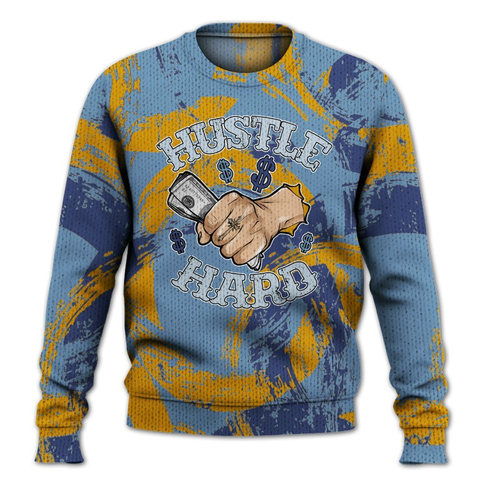 Knitted Sweater To Match High OG First In Flight 1s - Hustles Hard! Splash