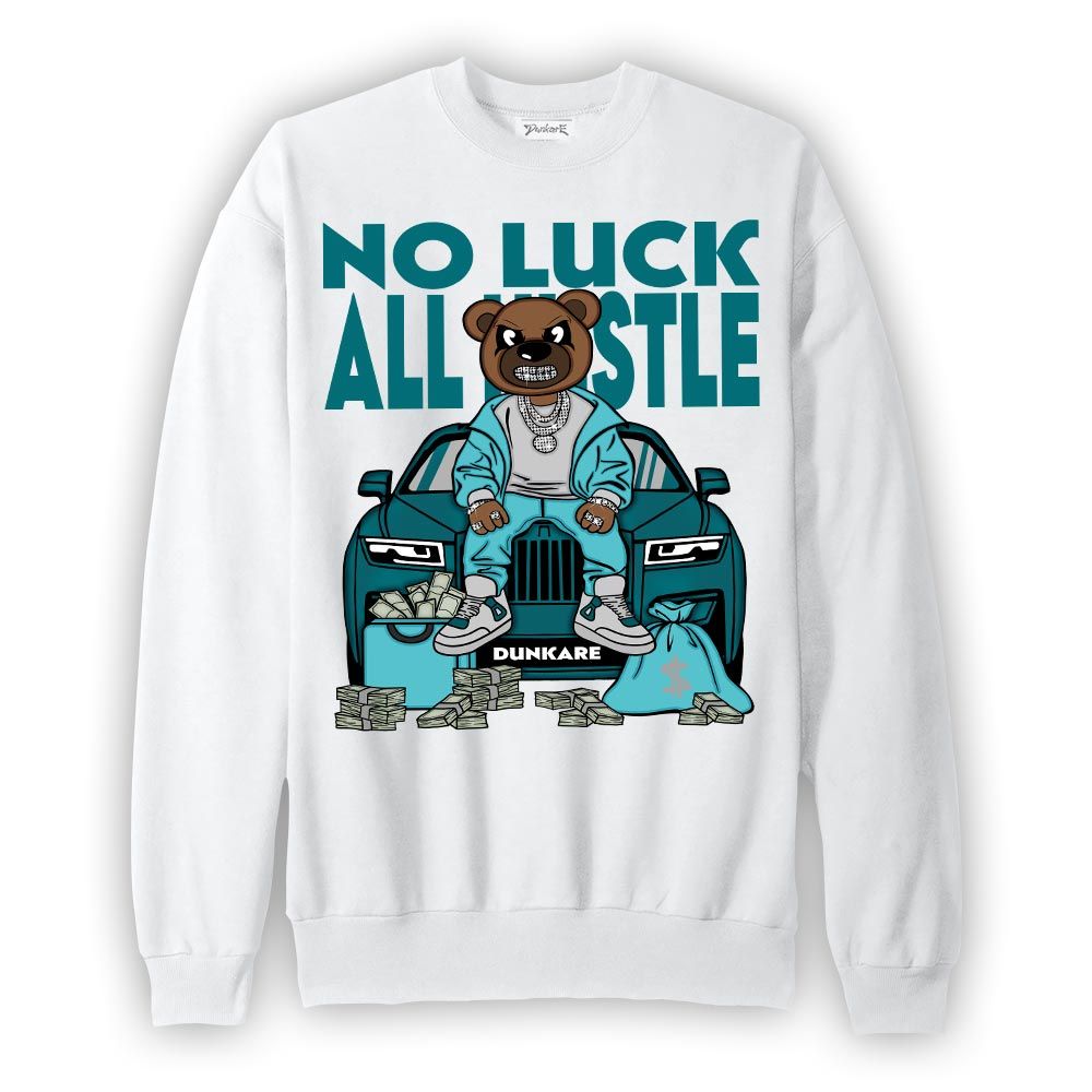 Sweatshirt To match Oxidized Green 4s Sweatshirt - So Unlucky Bear Graphic