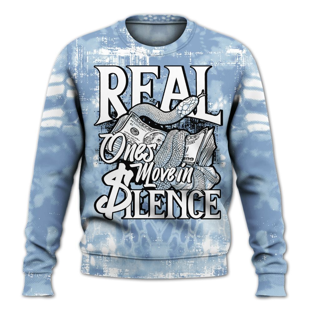 Sweatshirt To Match Forget Me Not 4s - Snake Move In Silence All Over Print