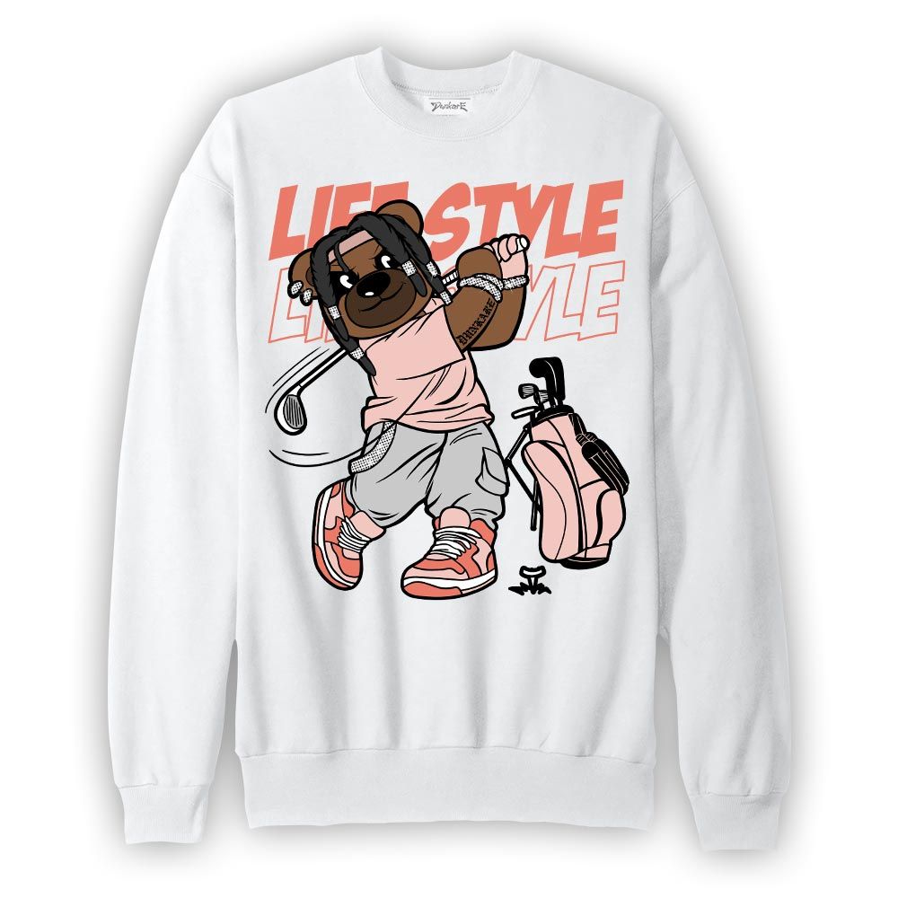 Sweatshirt To match Legend Pink 11s Sweatshirt - Way Of Living Bear Graphic