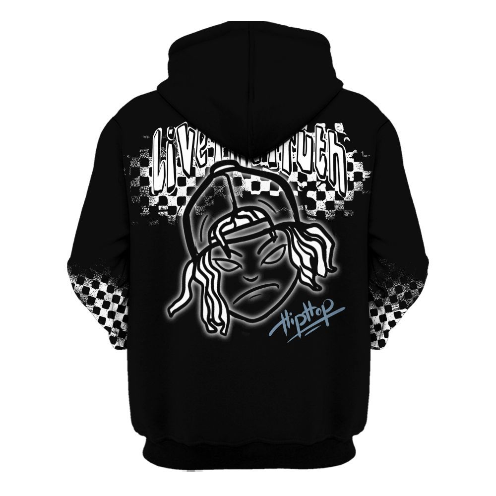 Hoodie To Match Black Chrome 6s - Feel Life Street Style All Over Print
