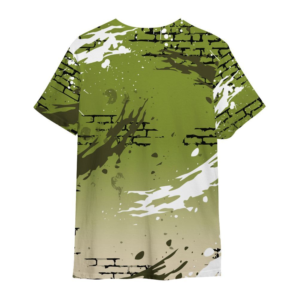 Shirt To Match SB Dunk Low Asparagus - Values Of Loyalty Drip All Over Print
