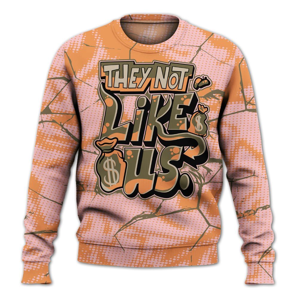 Sweatshirt To Match SB Dunk Low Red Stardust - Dislike Us Crack All Over Print