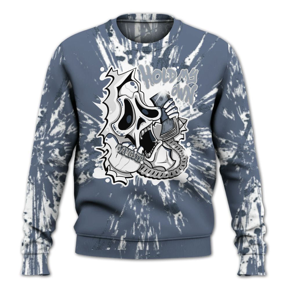 Sweatshirt To Match Low Diffused Blue 11s - Hold My Own Graphic Halloween All Over Print