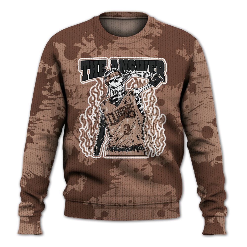 Knitted Sweater To Match KD 4 Christmas - Allen Answer Skeleton Brick