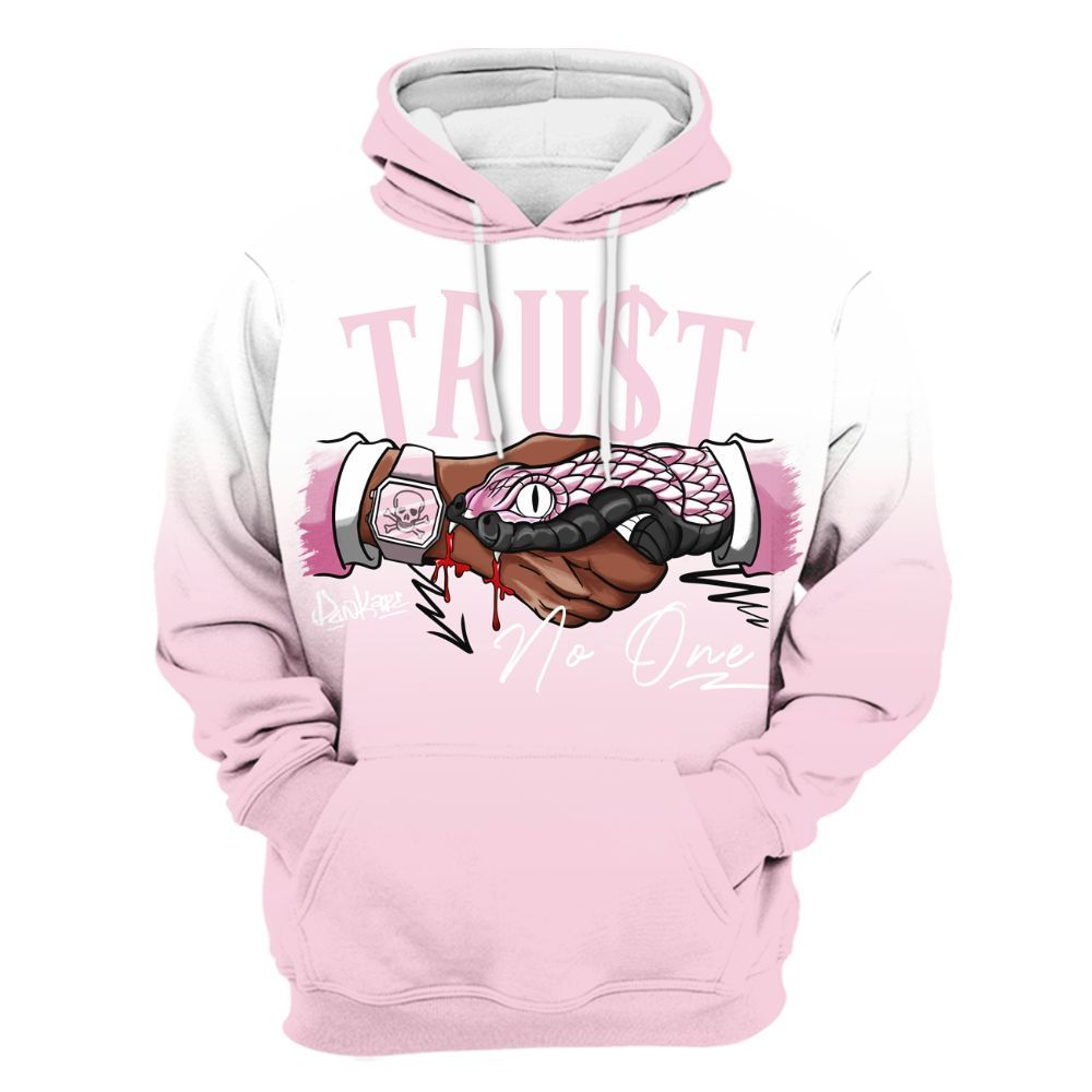 Hoodie To Match Orchid 4s - Snake Trust No One Drip All Over Print