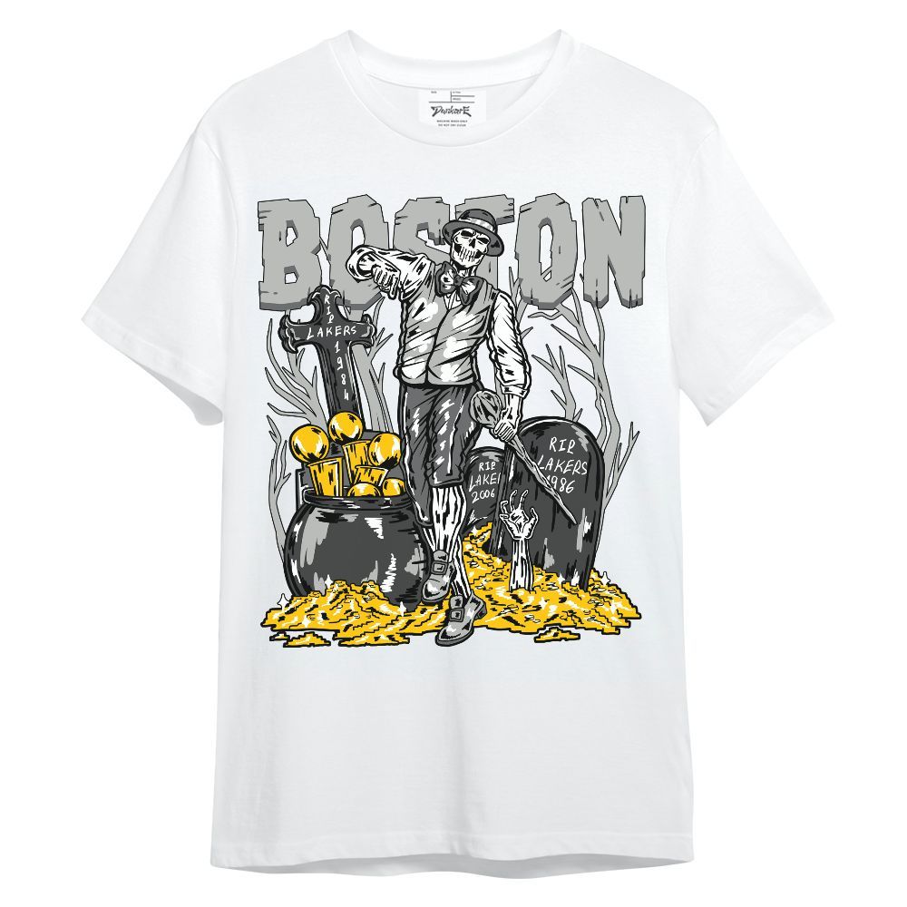 Shirt To Match Paris Cement Grey 4s - Goldrush Skeleton Unisex Shirt