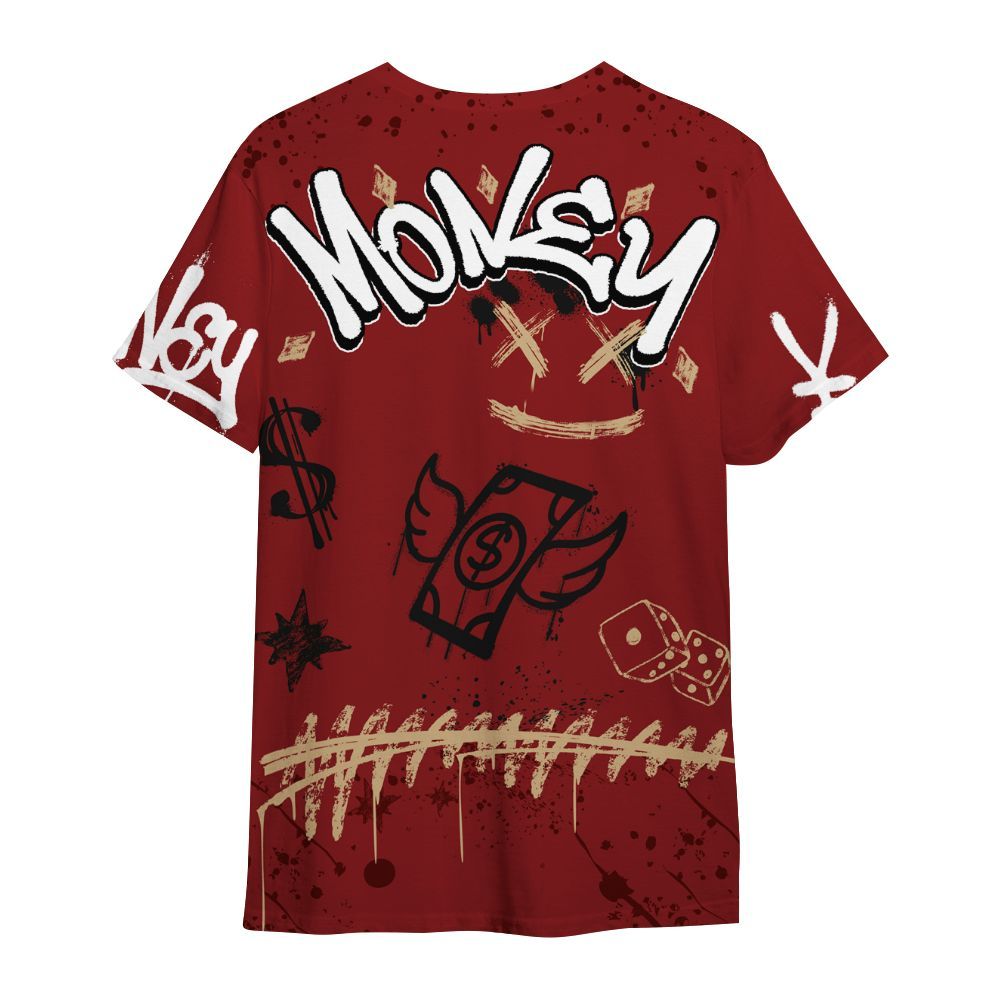 Shirt To Match Bin 23 3s - Everybody Paid In Full Crayon All Over Print