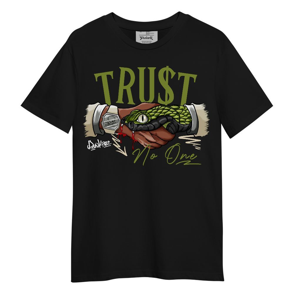 Shirt To Match SB Dunk Low Asparagus - Snake Trust No One Unisex Shirt