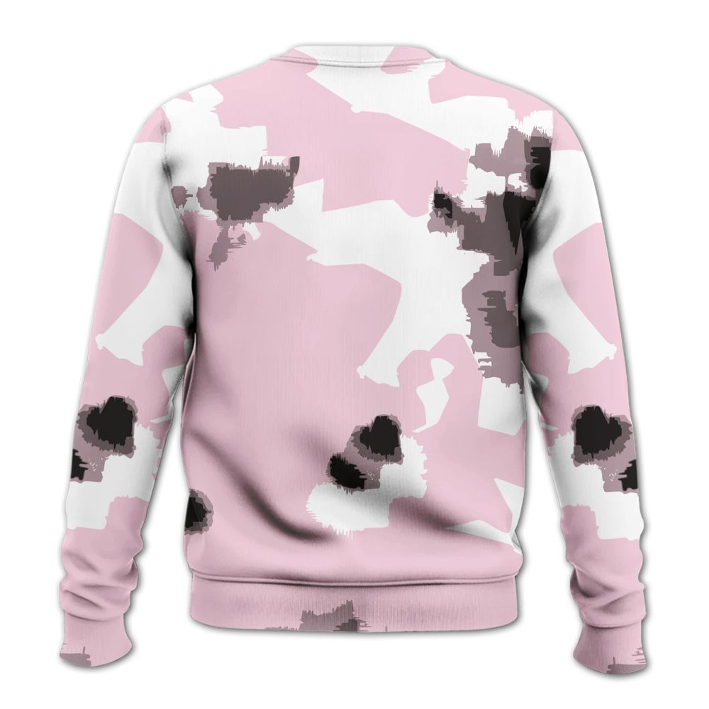 Sweatshirt To Match Orchid 4s - Money Burn Retro All Over Print