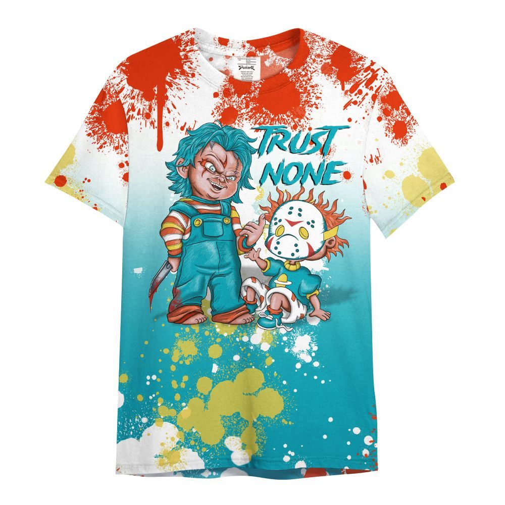 Shirt To Match Dunk Low KD 17 N7 - Trust No One Scary All Over Print