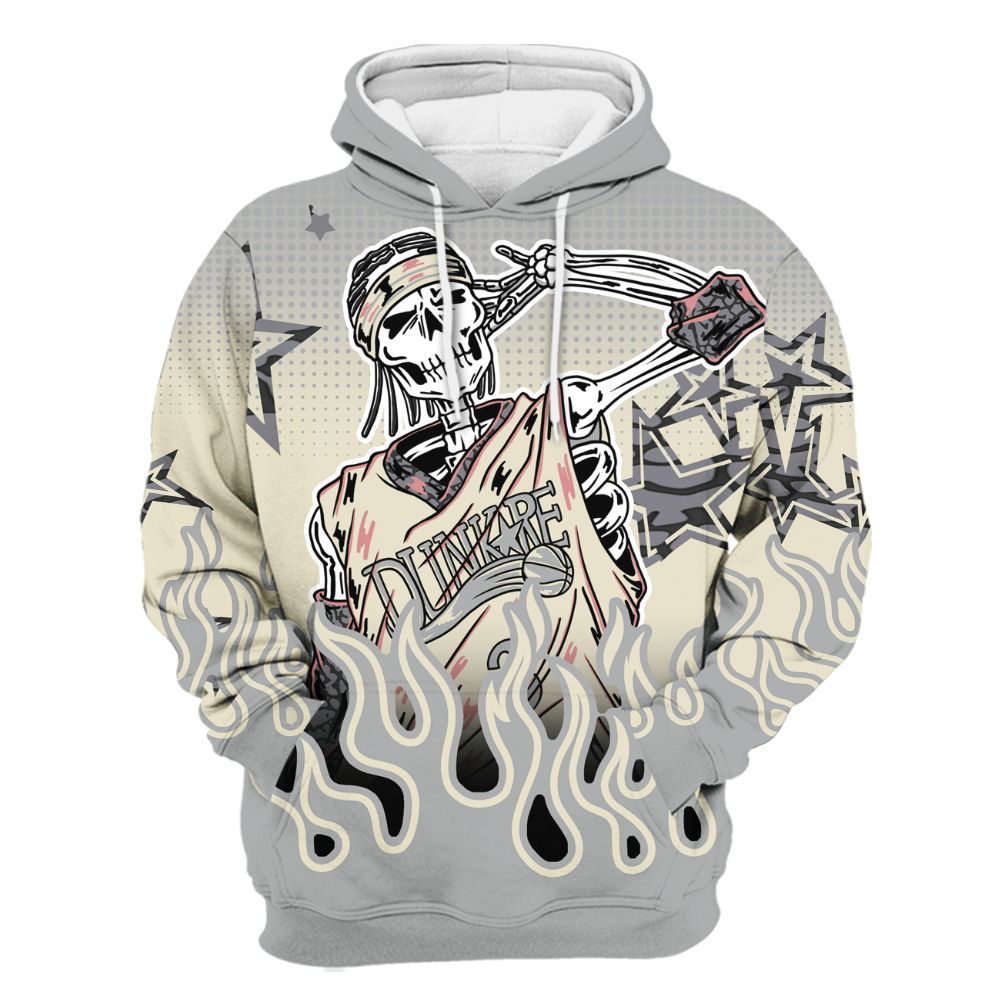 Hoodie To Match Cement Grey 3s - Allen Answer Unique Fire Custom Name All Over Print