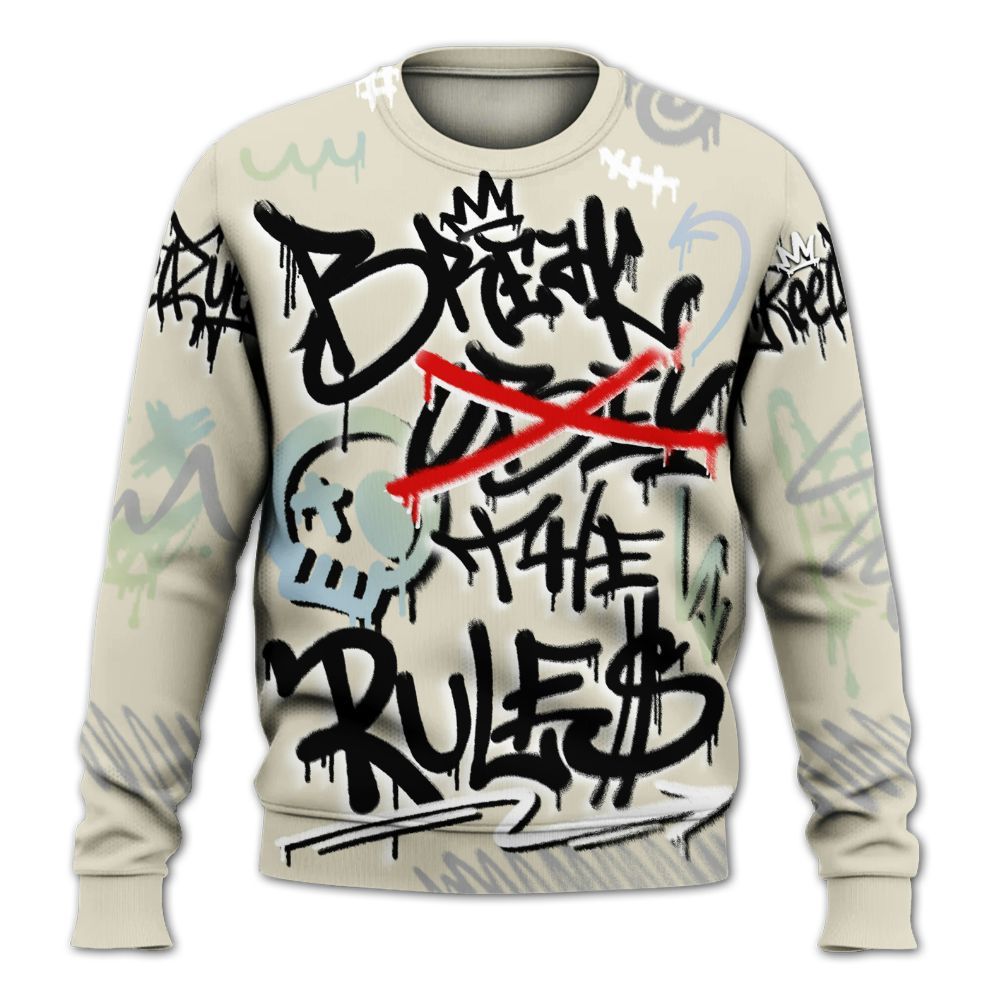 Sweatshirt To Match Joins Year Of The Snake 5s - Break Rules Streetwear All Over Print