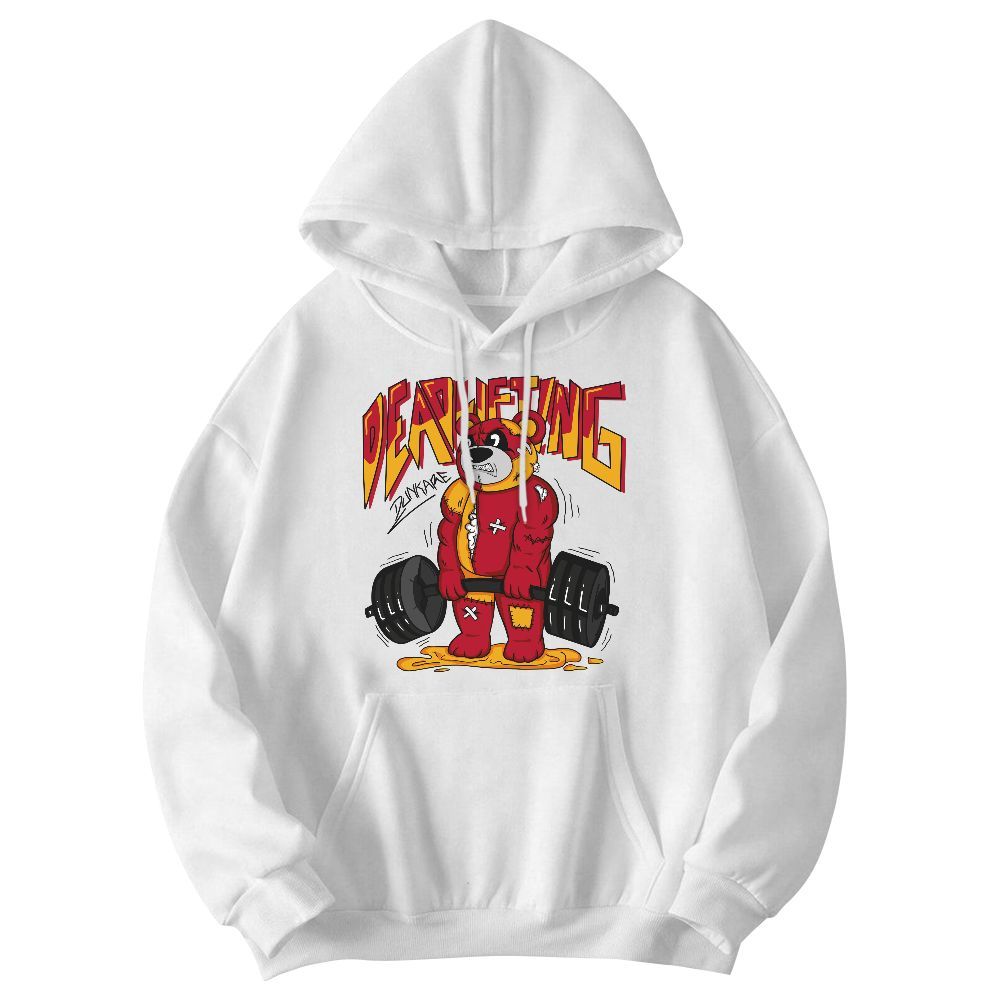 Sweatshirt To Match Cardinal 7s - Deadlifting Bear Graphic