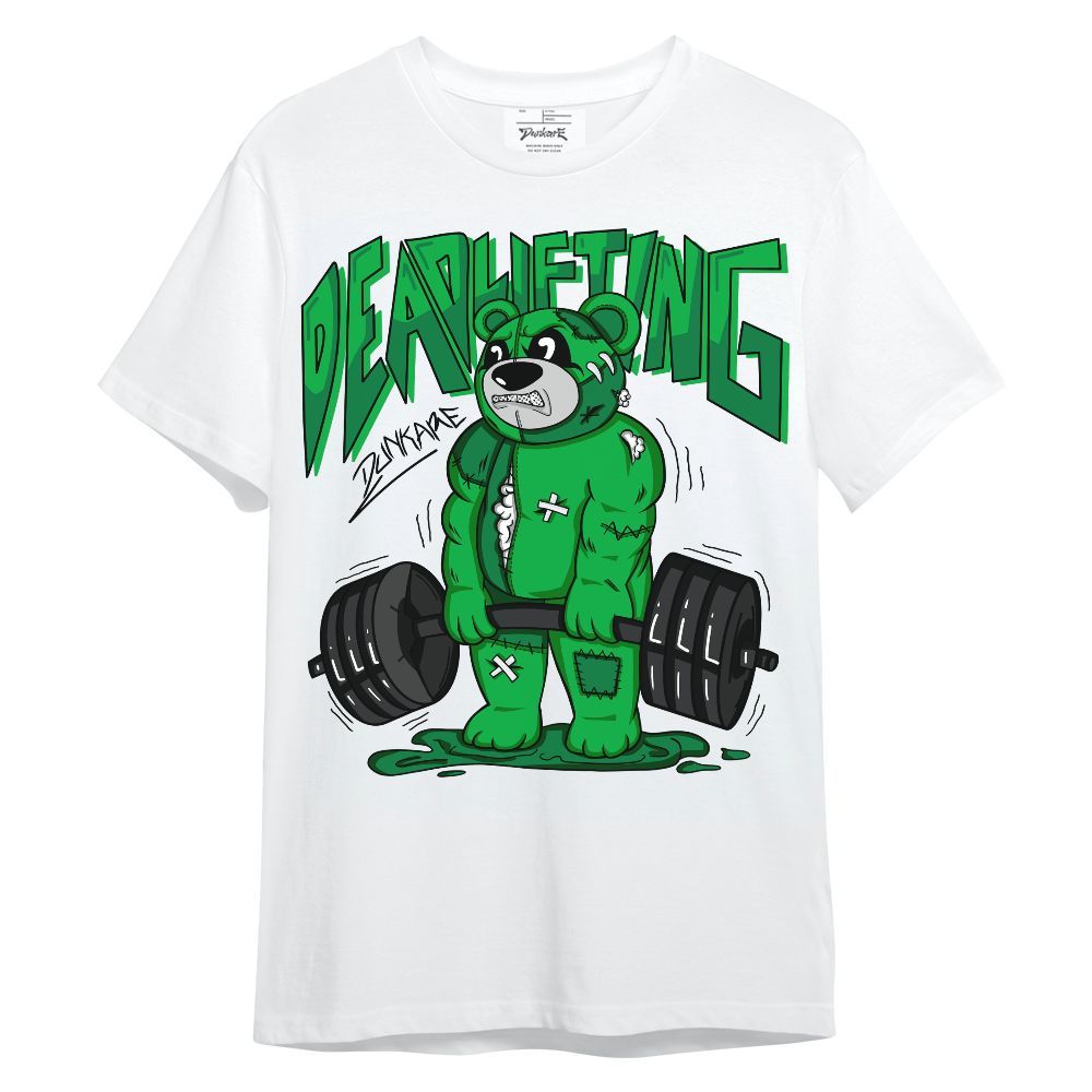 Shirt To Match Lucky Green 5s - Deadlifting Bear Unisex Shirt