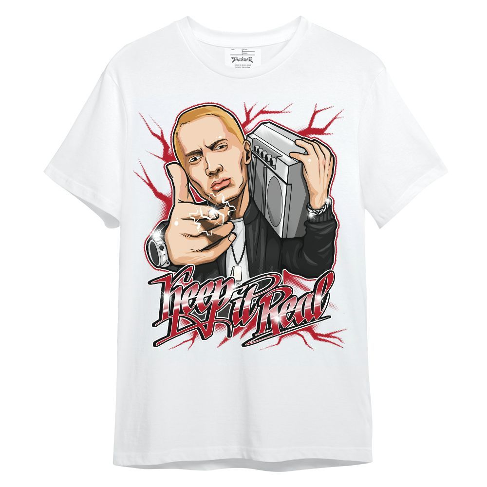 Dunkare Bred Velvet 11s Shirt - Keeping Real Rapper Shirt Graphic Unisex Shirt