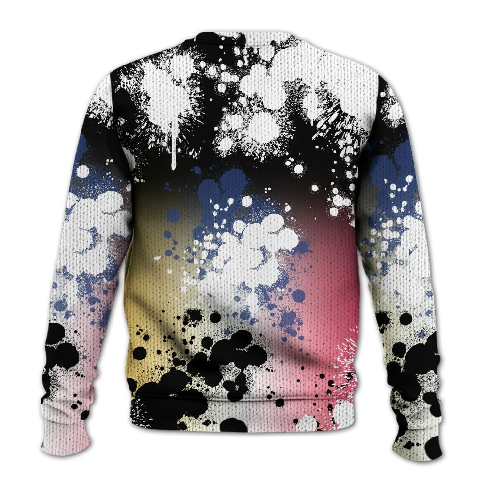 Knitted Sweater To Match Air Griffey Max Los Angeles 1s - Trust No One Scary