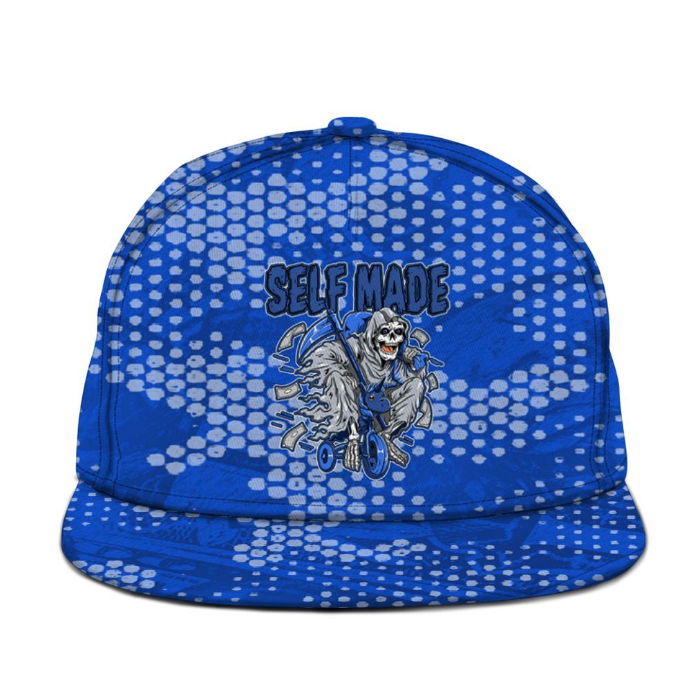 Snapback To Match Air Foamposite One Royal - Self Make Skeleton Banknotes Art Graphic