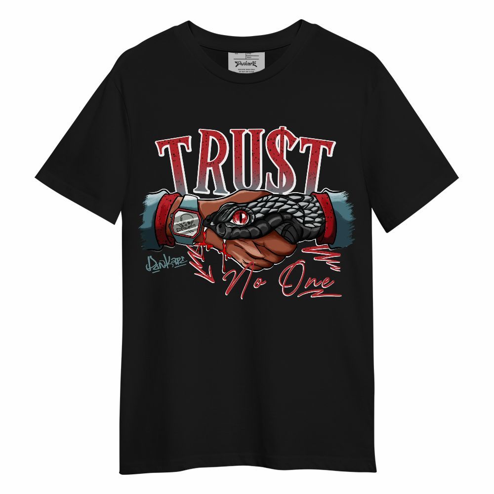Shirt To Match Retro Halloween 5s - Snake Trust No One Graphic