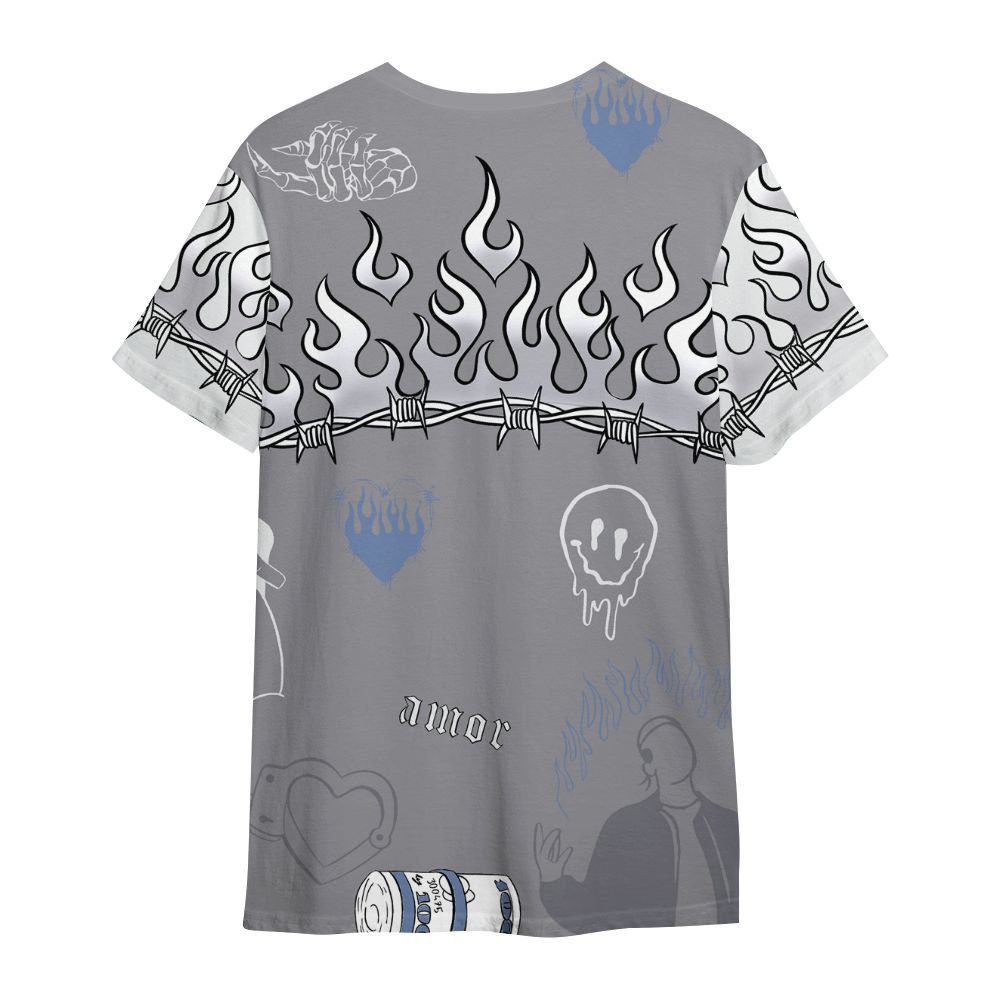 Shirt To Match Low Cement Grey 11s - Snake Trust No One All Over Print