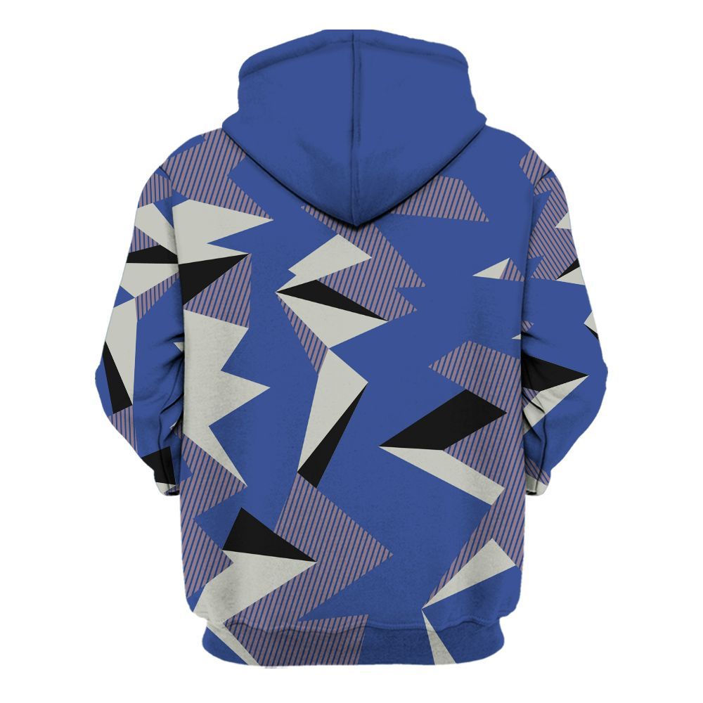Hoodie To Match Low OG Voodoo Alternate 1s - Geometric Camouflage Pattern All Over Print