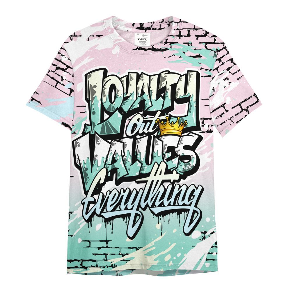 Shirt To Match Retro Easter 5s - Values Of Loyalty Drip All Over Print