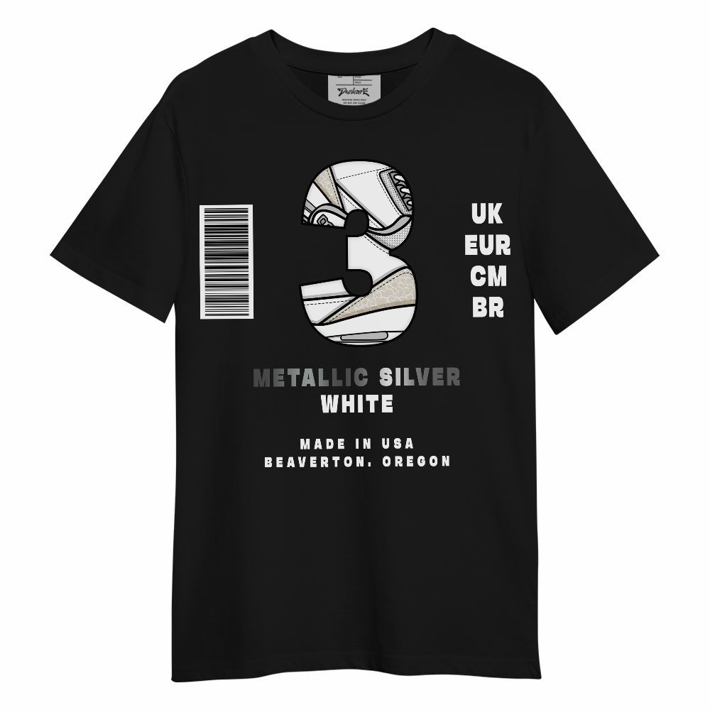 Shirt To Match Retro Pure Money 3s - Sneaker Label Number 3 Graphic