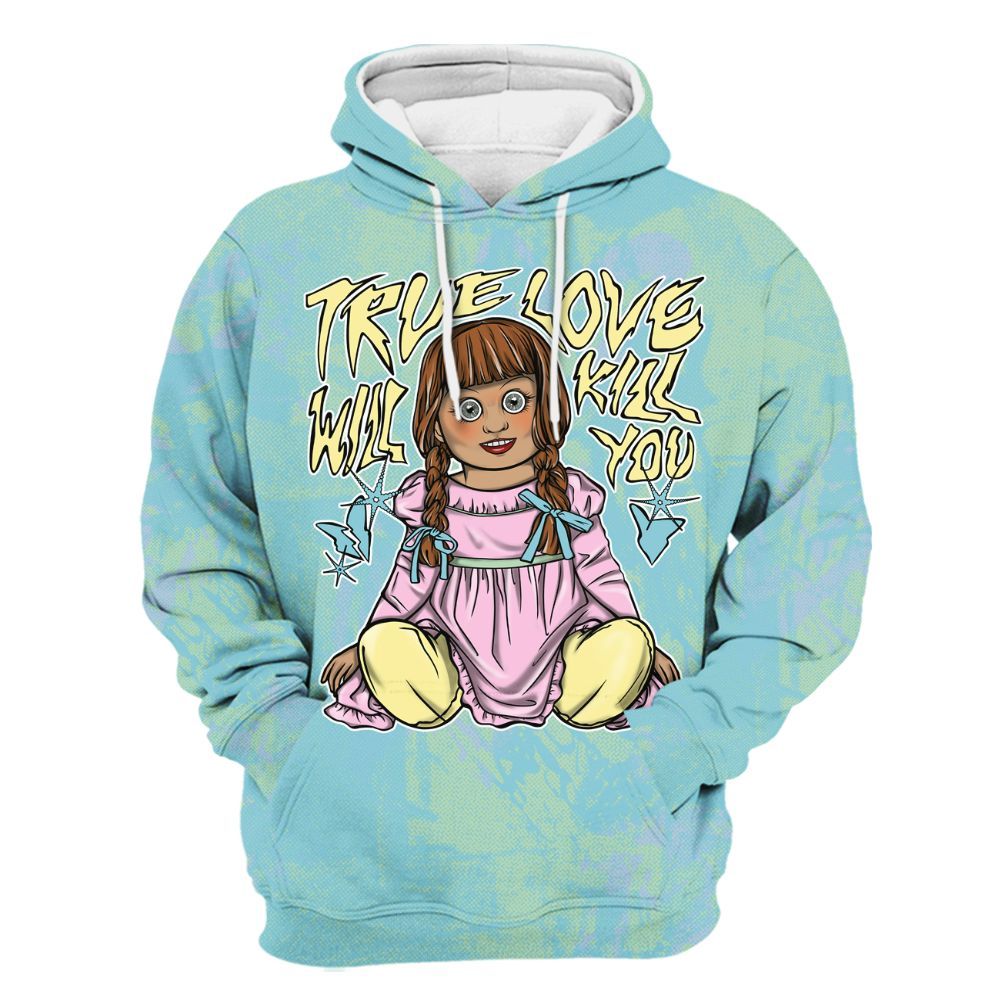 Hoodie To Match SB Dunk Low Visty - Genuine Loves Bear Heart Grunge All Over Print