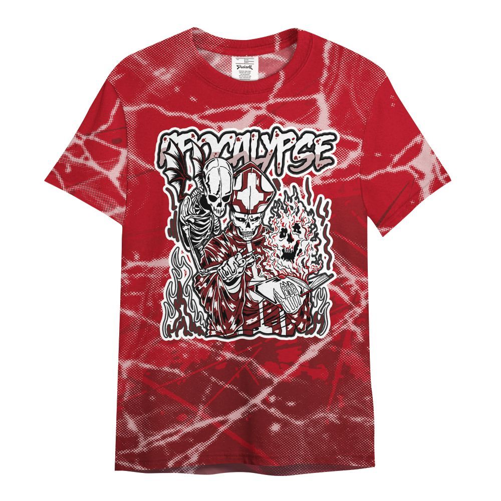 Shirt To Match Bred Velvet 11s - Apocalypse Skeleton Profound All Over Print
