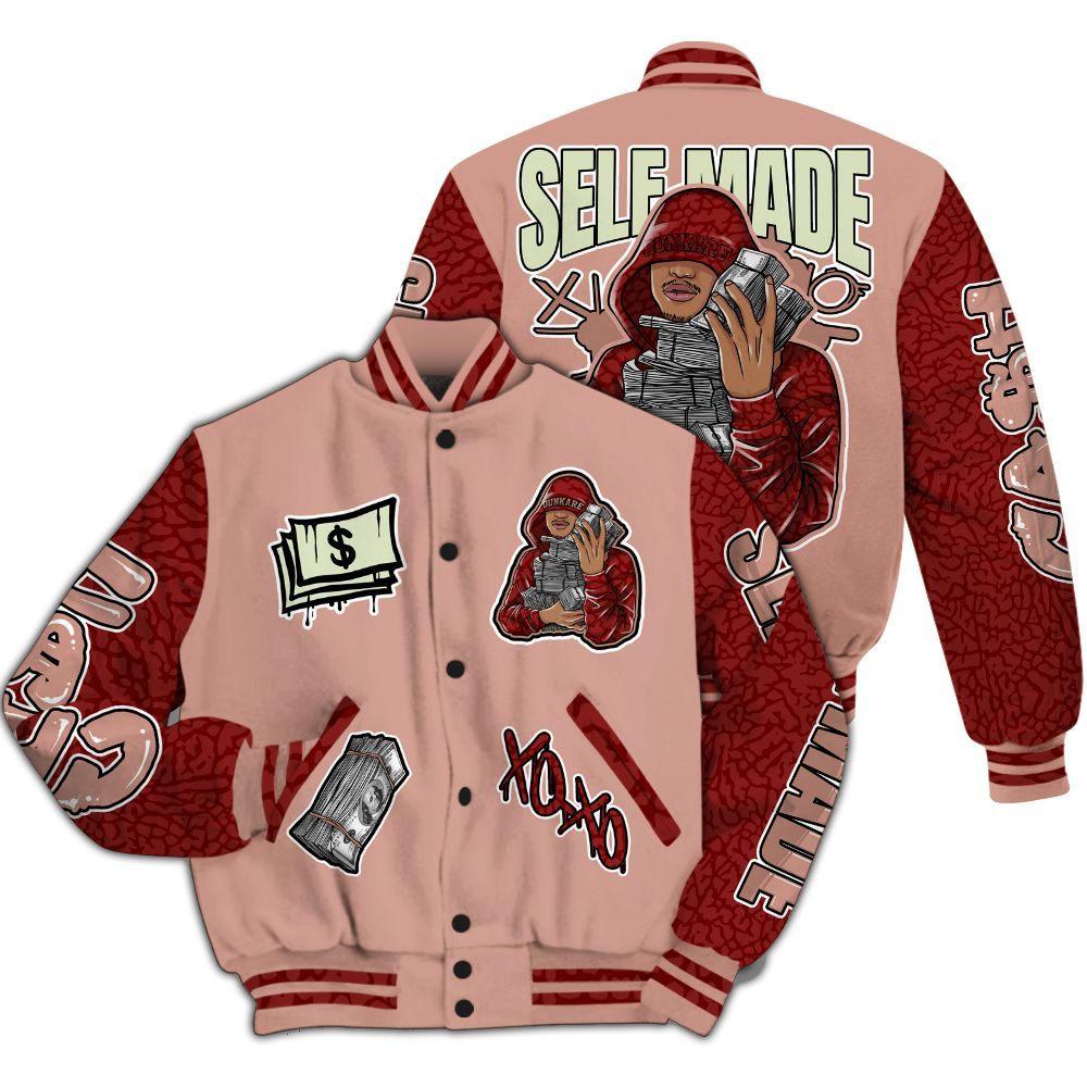 Varsity Jacket To Match Valentines Day 3s - Selfmade Unique All Over Print