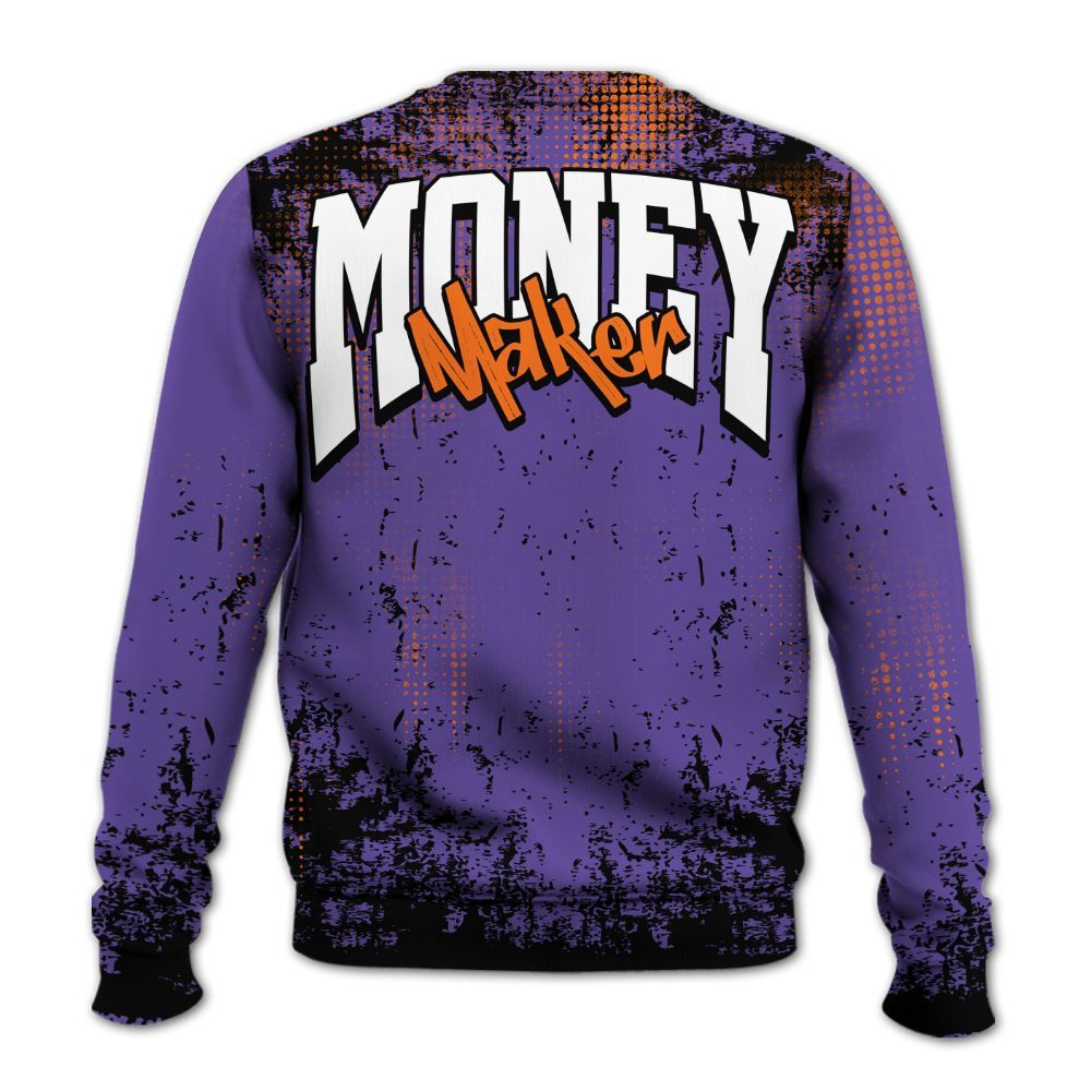Sweatshirt To Match Air Max Waffle SP Voltage Purple - Move In Silence Money Street Retro All Over Print