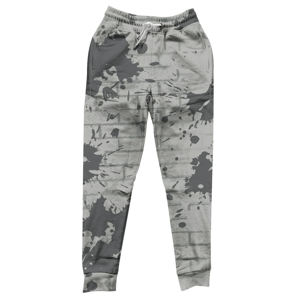 Sweatpant To Match Retro Wet Cement 4s - Brick All Over Print