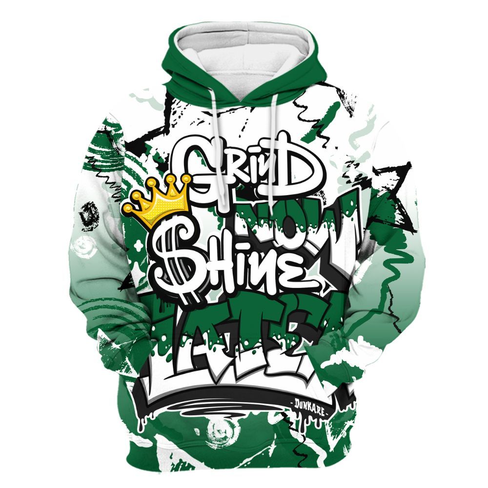 Hoodie To Match Bucks 12s - Grind Shine Later Drip All Over Print