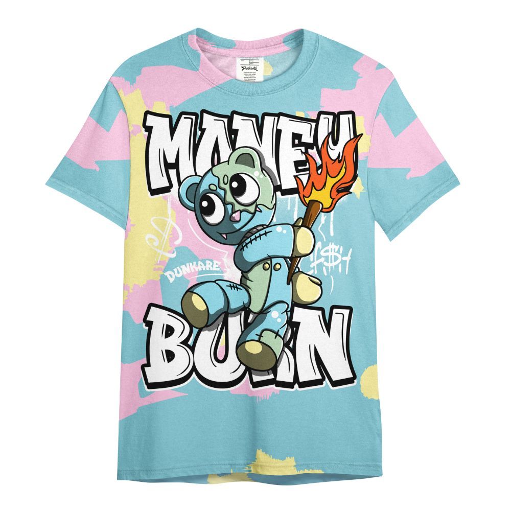 Shirt To Match SB Dunk Low Visty - Money Burn Retro All Over Print