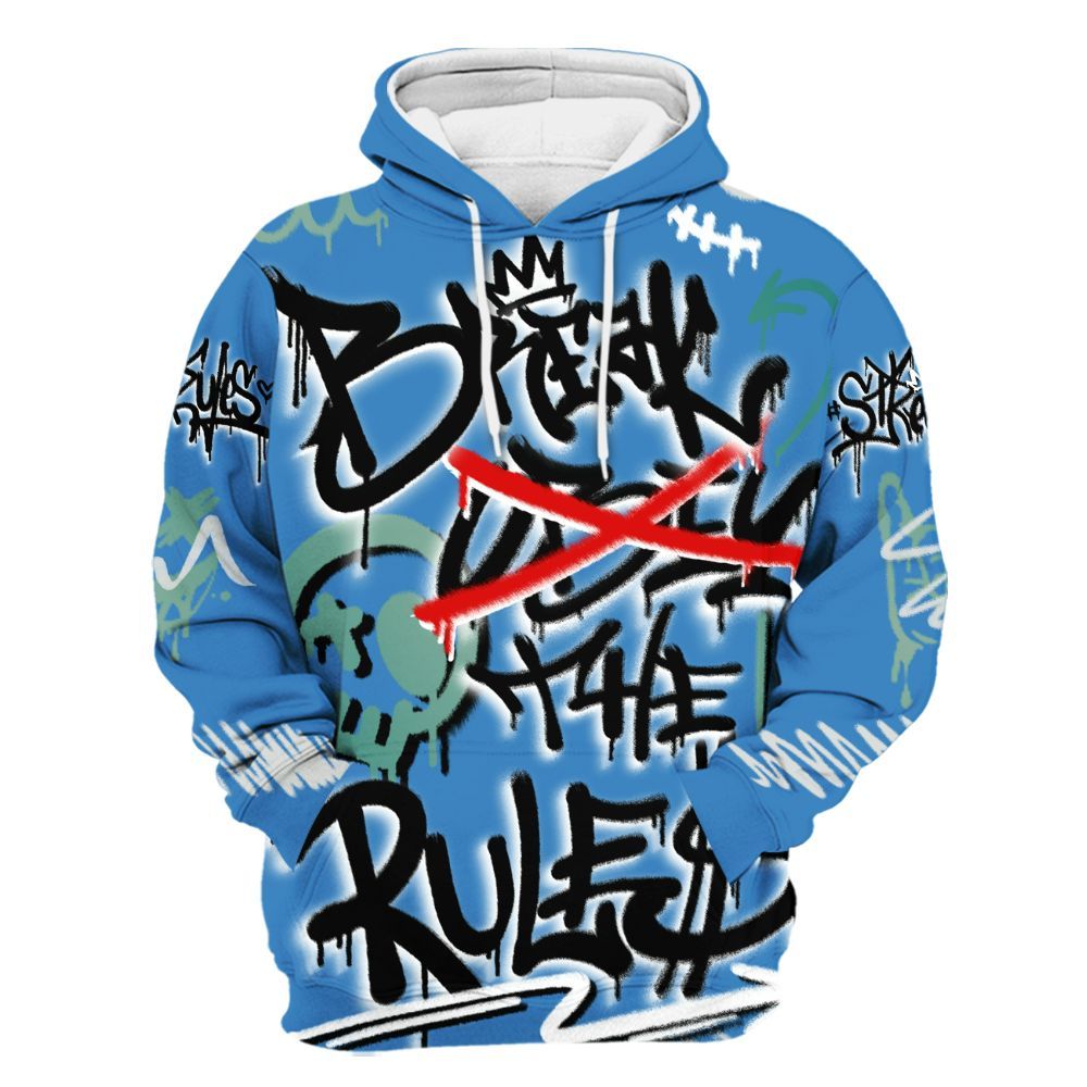 Hoodie To Match Low Carolina 17s - Break Rules Streetwear All Over Print
