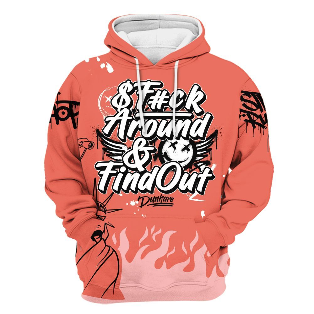 Hoodie To Match Low OG PSG 1s - Graphic Fck Around Find Out All Over Print