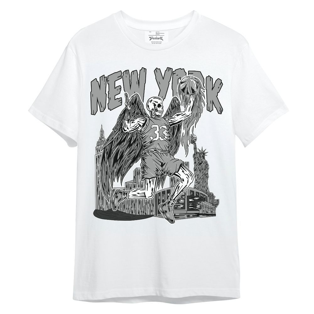 Shirt To Match Black Wolf Grey 12s - Ewing Era Skeleton Unisex Shirt
