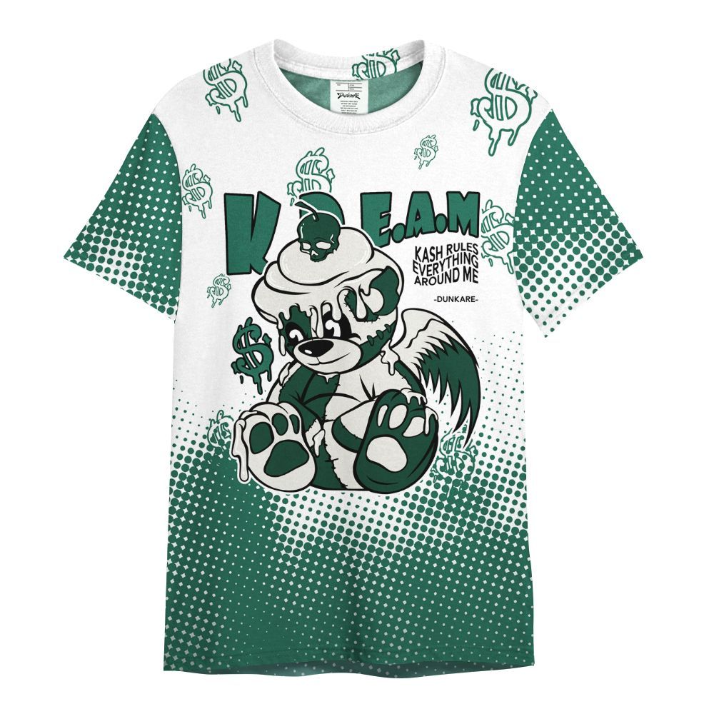 Shirt To Match Oxidized Green 4s - Loot Bear Unique Drip All Over Print