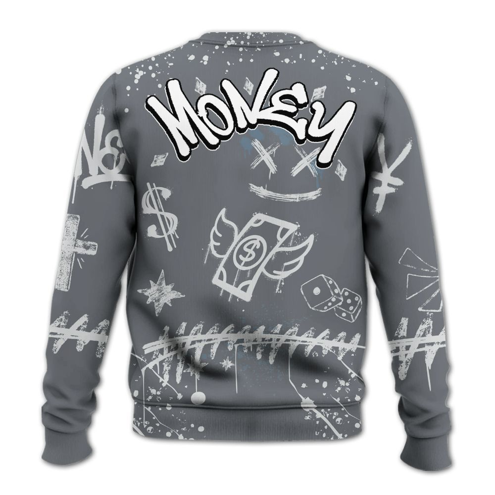 Sweatshirt To Match Air Max DN Silver Bullet - Everybody Paid In Full Crayon All Over Print