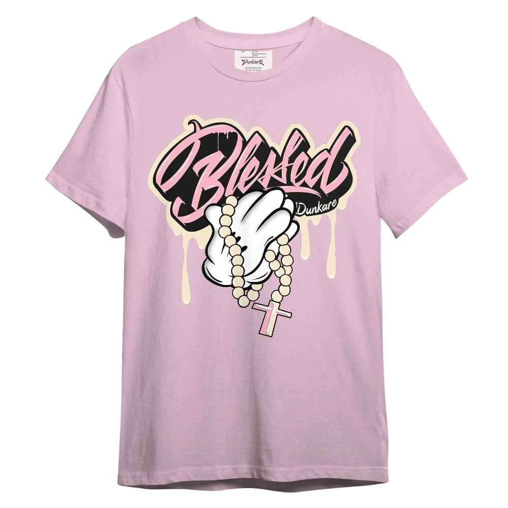 Shirt To Match Low OG Shy Pink 1s - God Blessed Drip Graphic